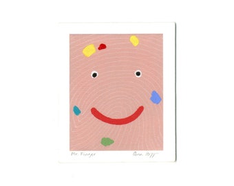 Embellished Mini Print - Mr. Finger