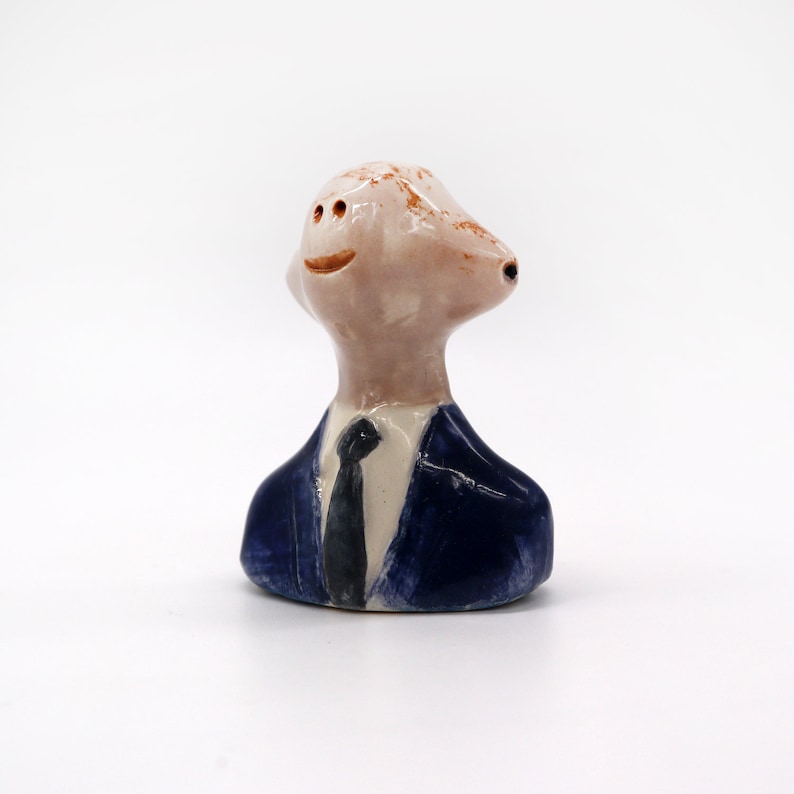 XXYXXY Business Man Alien - Ceramic Sculpture shops