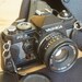 Yashica FX-D Quartz, works!! Great ML 50mm lens.