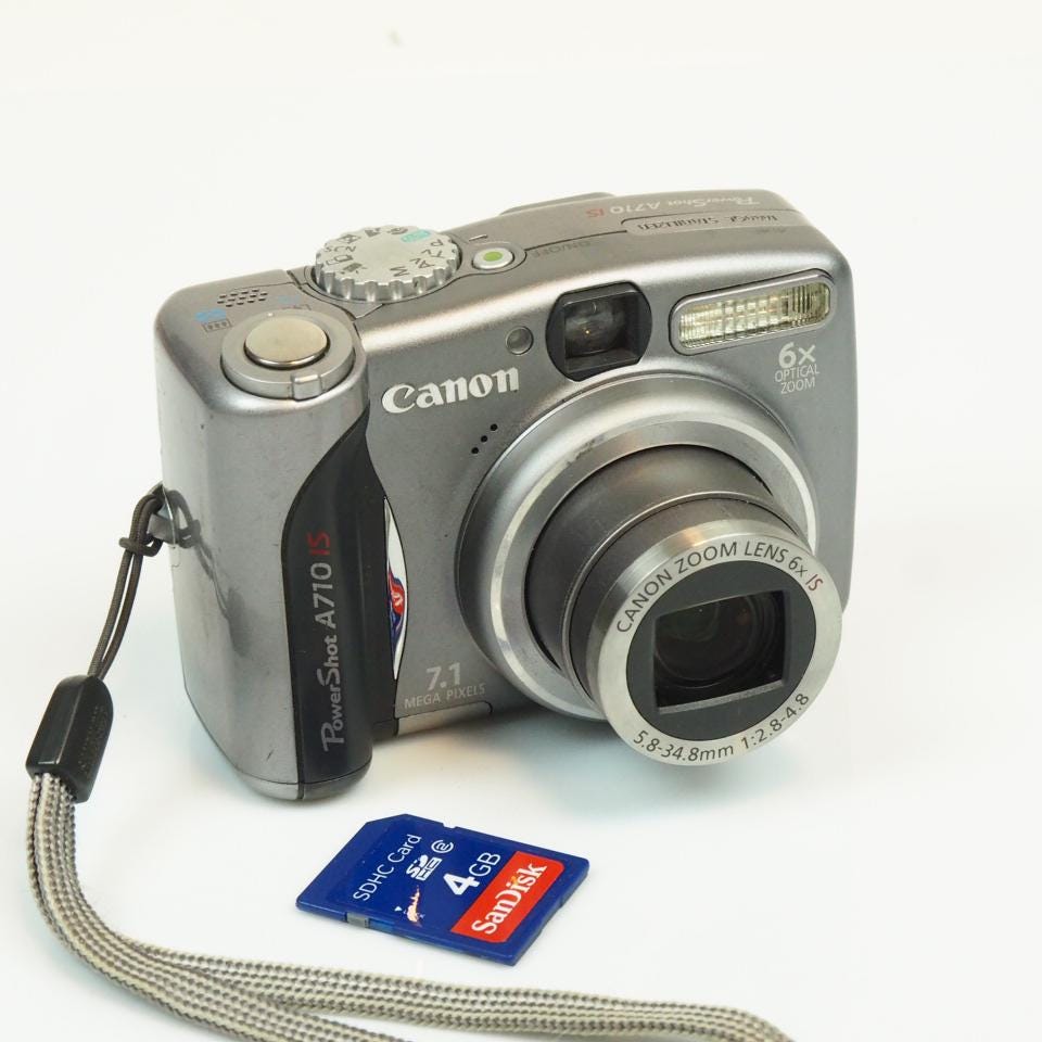 Canon Powershot A720is、スーパーデジタルコンパクト + 4Gb カードが