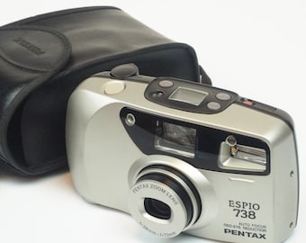 PENTAX ESPIO 738G コンパクトフィルムカメラ Pentax Espio 738 G Compact 35mm Film Camera – OHSOCULT Film