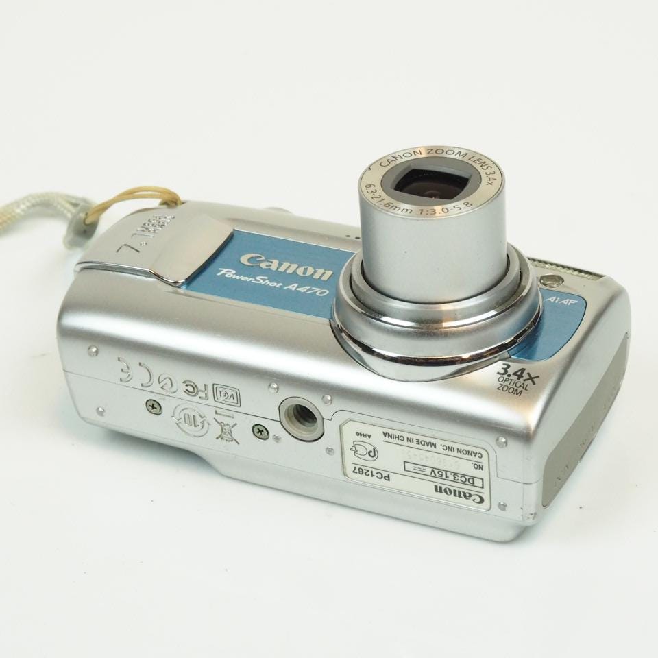 Canon Powershot A470 Vintage Digital Camera + 2gb Card, Boxed! - Etsy