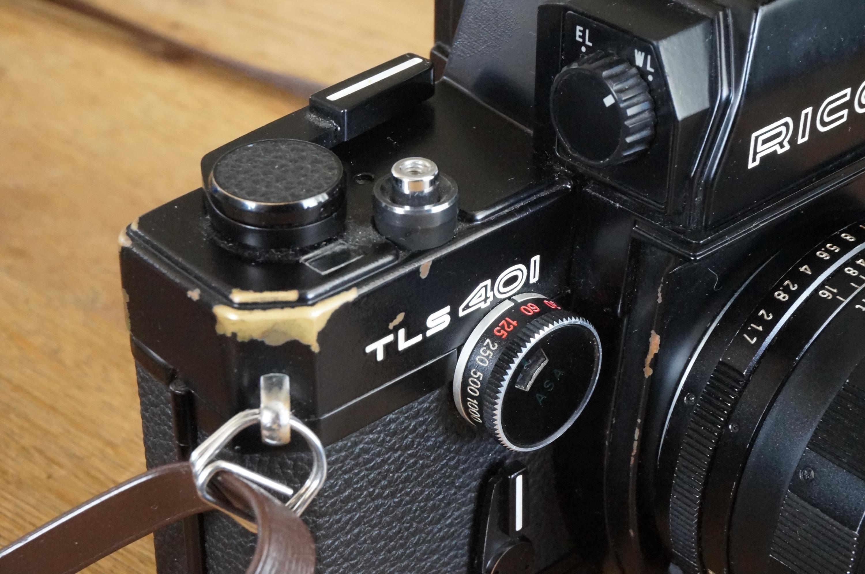 Ricoh TLS 401 With Rikenon 50mm F/1.7 Lens, Vintage Slr for 35mm