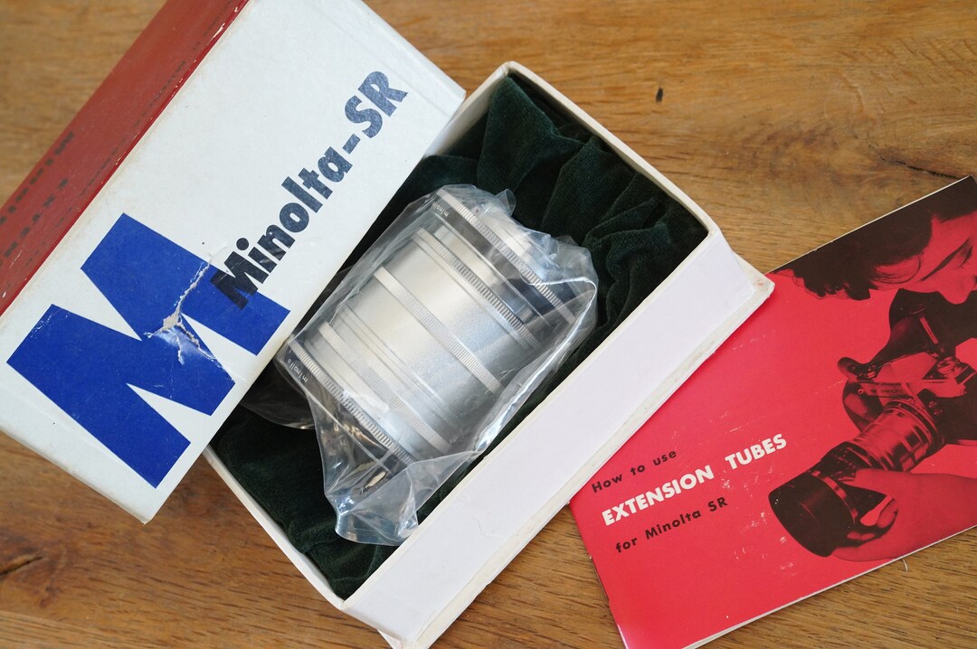 Minolta SR Macro Ring Extension Tubes Set, Like New!