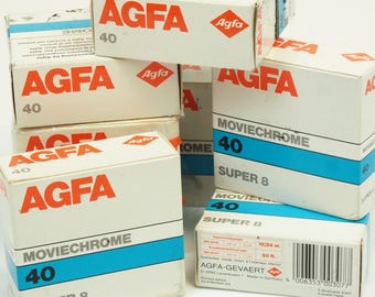 Película Agfa Moviechrome 40 Super 8 – Caducada (1990) – Película antigua