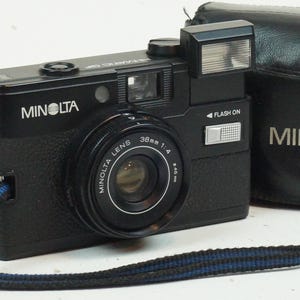 Minolta Hi-Matic GF, classic viewfinder camera for 35mm film