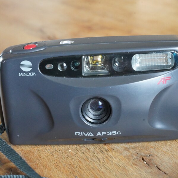 Minolta Riva AF 35c , point and shoot for 35mm film!
