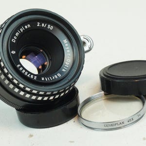 Meyer Domiplan 50mm f/2.8 lens, excellent! Exakta mount