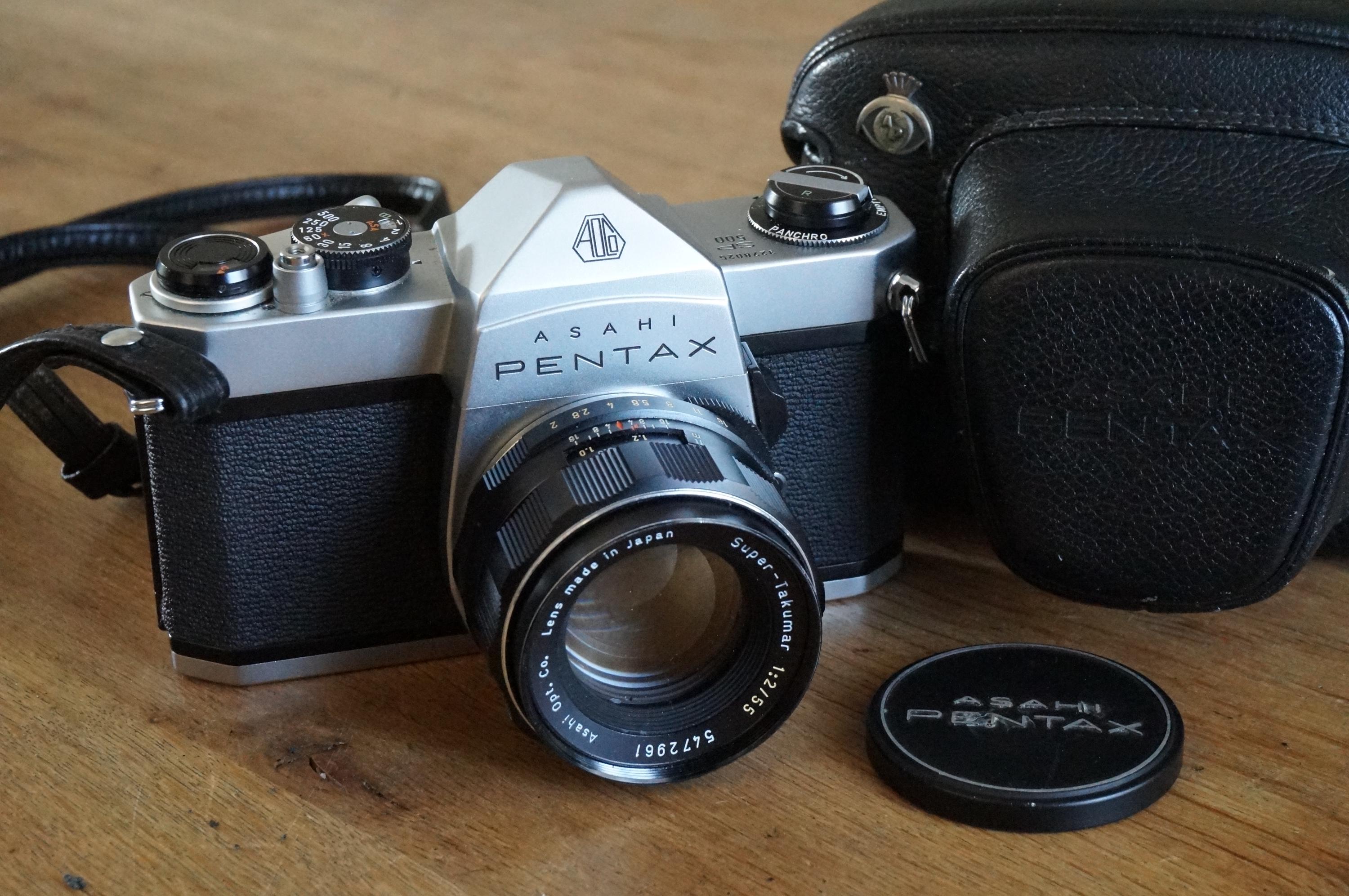 Pentax Asahi SLR 1:2⁄55 S2 35mm Lens Camera Auto-Takumar Super