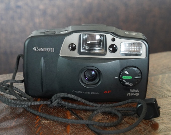 Canon Prima AF8 Camera for 35mm Film Prime Lens Point and Etsy Australia