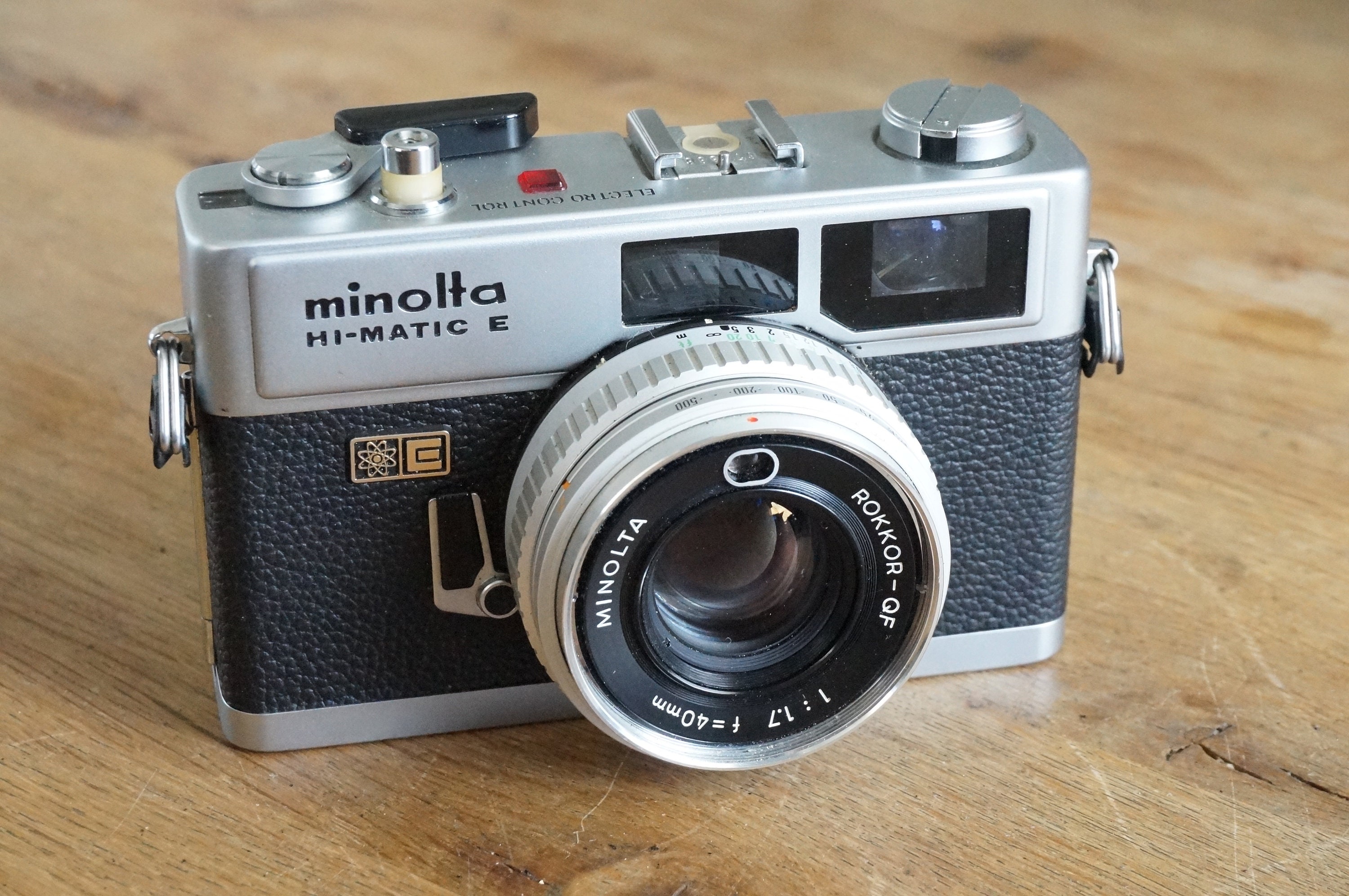 Minolta Hi-matic E Rangefinder in Working Condition, F/1.7 Lens