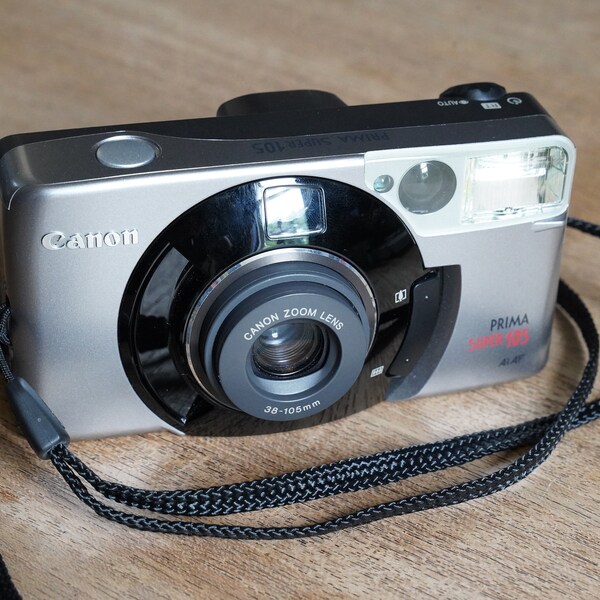Canon Prima Super / Sure Shot 105, vintage P&S 35mm camera