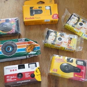 Cámaras vintage de un solo uso, desechables, ¡sin usar!