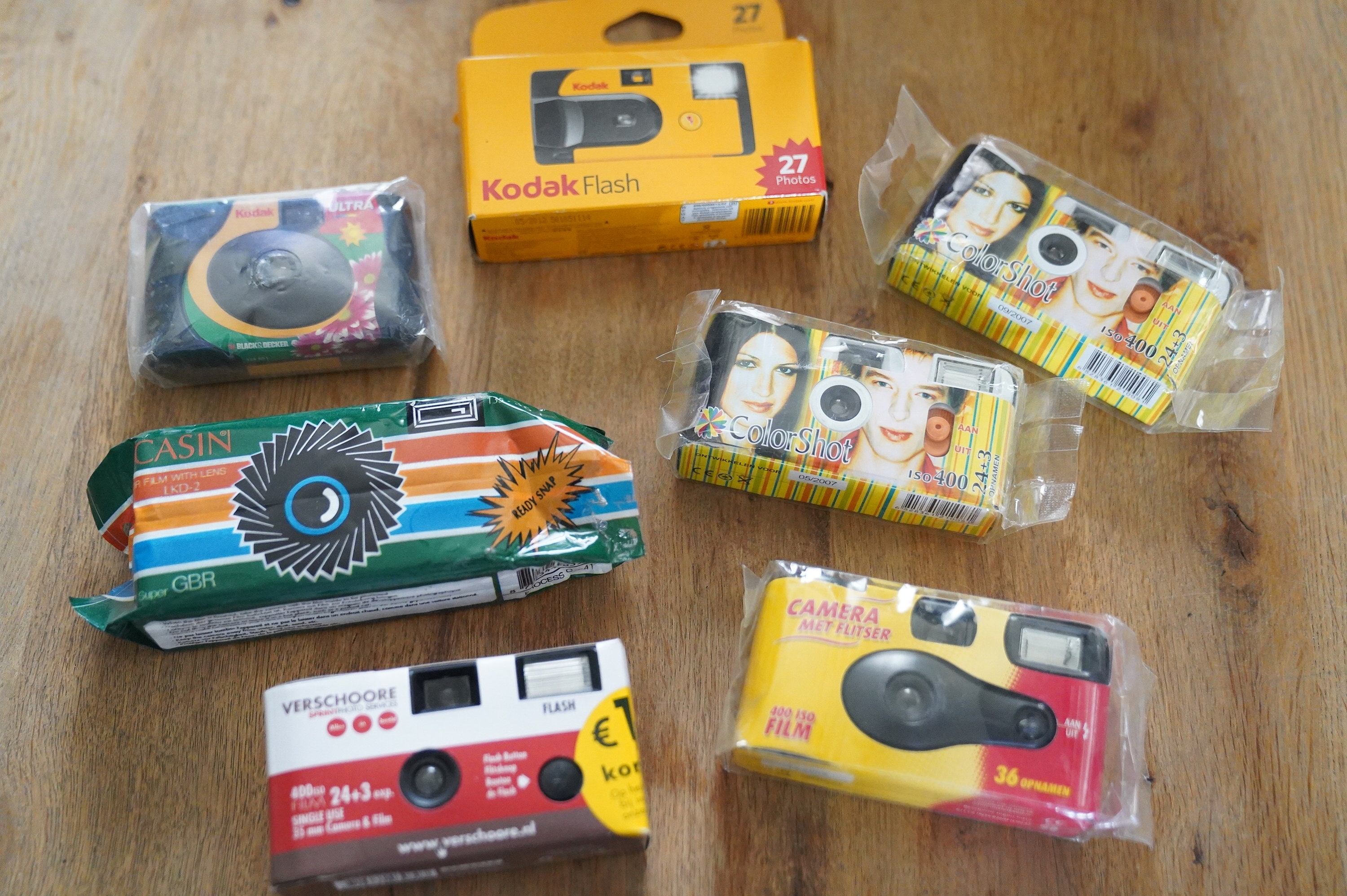 Vintage Single Use, Disposable Cameras, Unused 