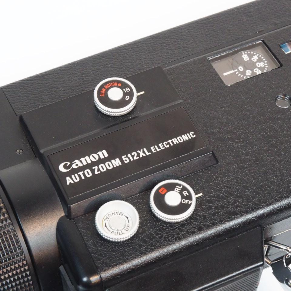 Canon Autozoom 512XL Electronic / Super 8 Movie Camera / Fully