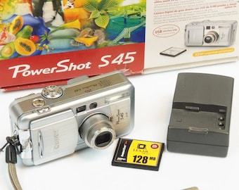 Canon Powershot A200、カード付きビンテージデジタルカメラ。 - Etsy 日本