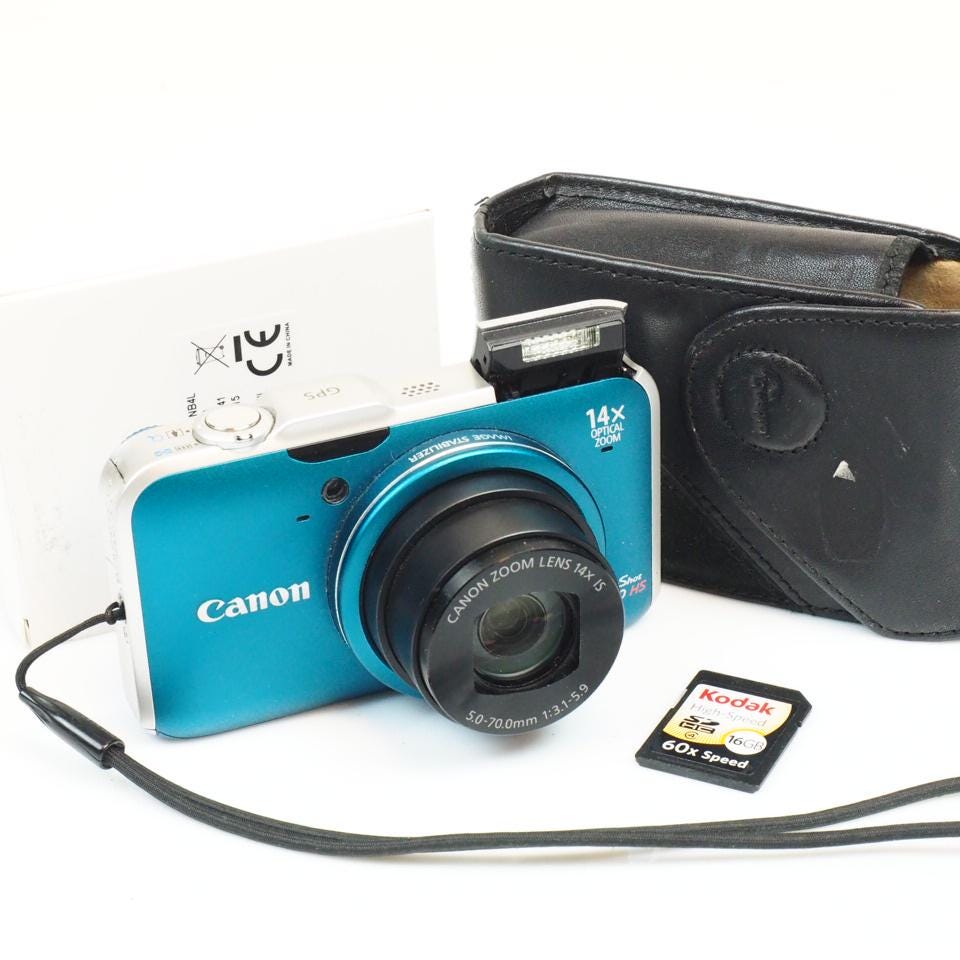 Canon Powershot Sx230hs Digital Camera With GPS ! With 16gb Card