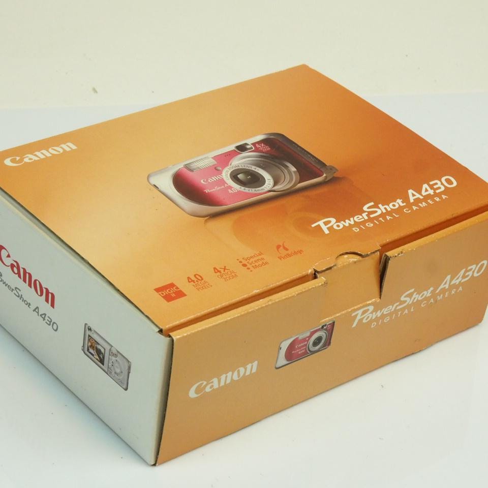 Canon Powershot A430 ビンテージ デジタル カメラ (カード付き