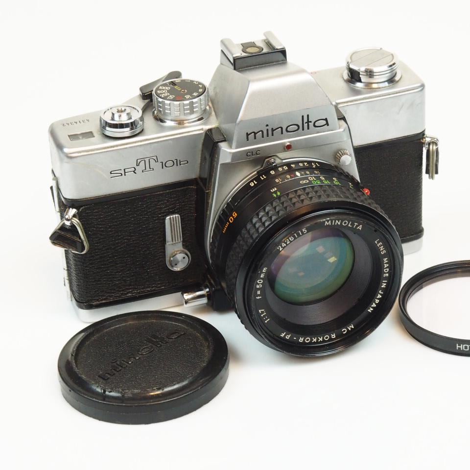 MINOLTA SRT101 ROKKOR-QD135mm F3.5セット Minolta SRT 101 + 28mm f/3.5 W.Rokkor Lens — LensFayre
