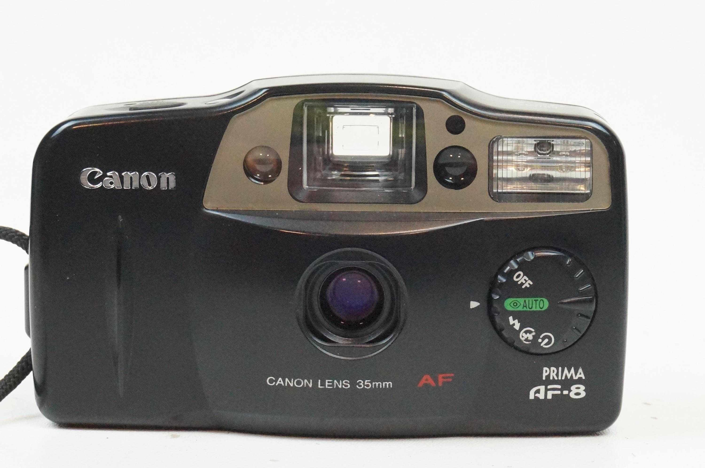 Appareil Photo Compact Canon Prima Junior (AF-8) - Argentique 35mm Autofocus Avec Flash