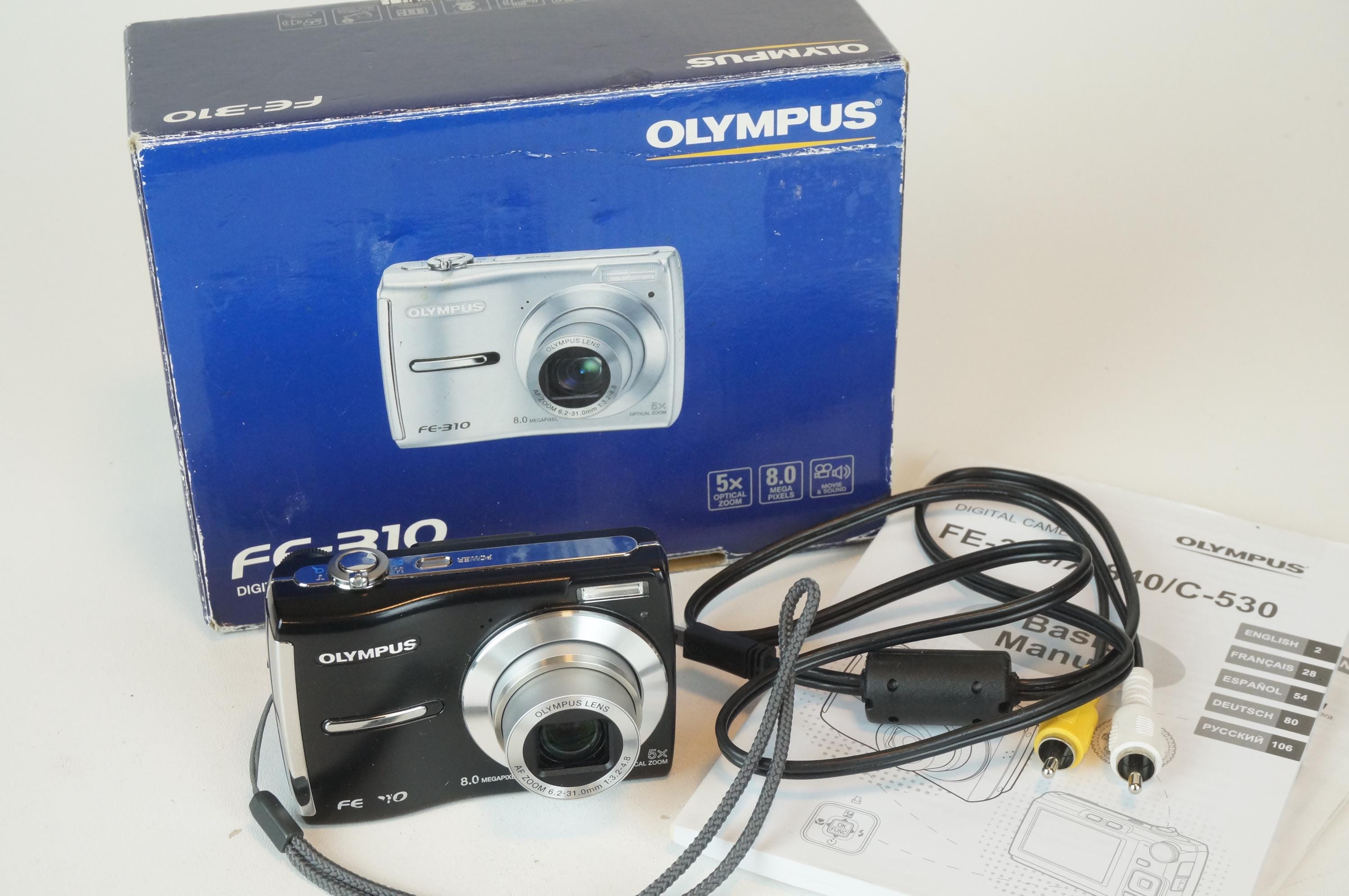Olympus FE-310 vintage digital point and shoot