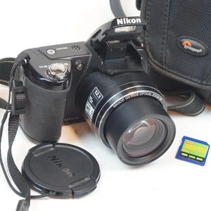 Nikon L110 digitale bridgecamera met kaart, hyperzoomlens!