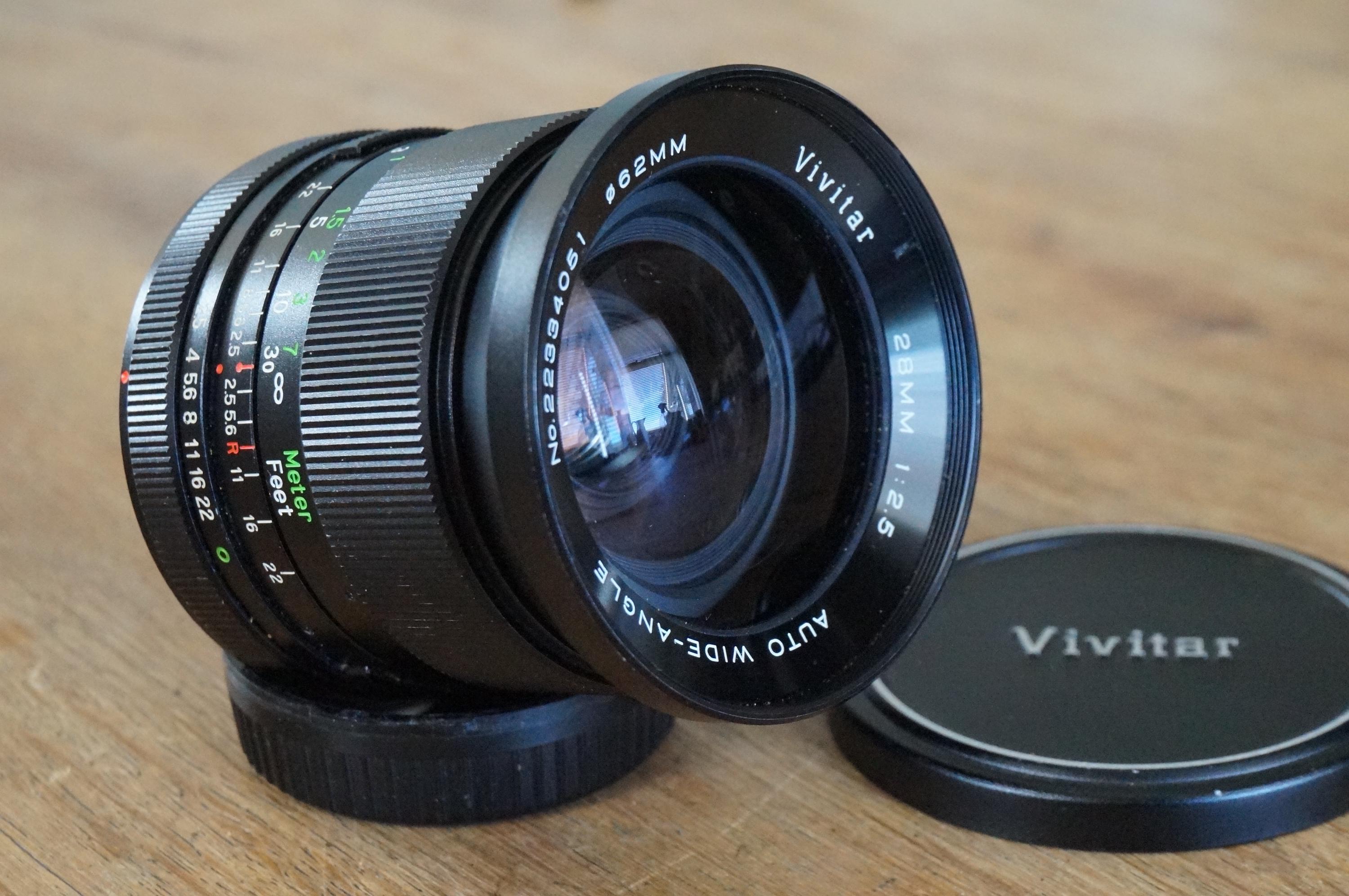 Vivitar 28mm Wide Angle Lens With Canon FD Mount India