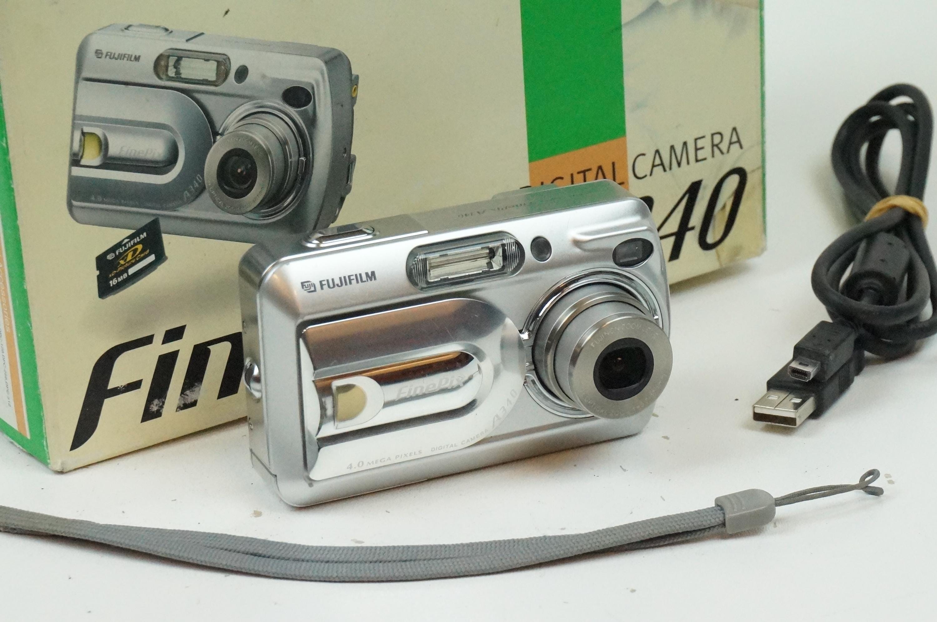 Fujifilm Finepix A340 Digicam, With Xd Card, in Original Box - Etsy