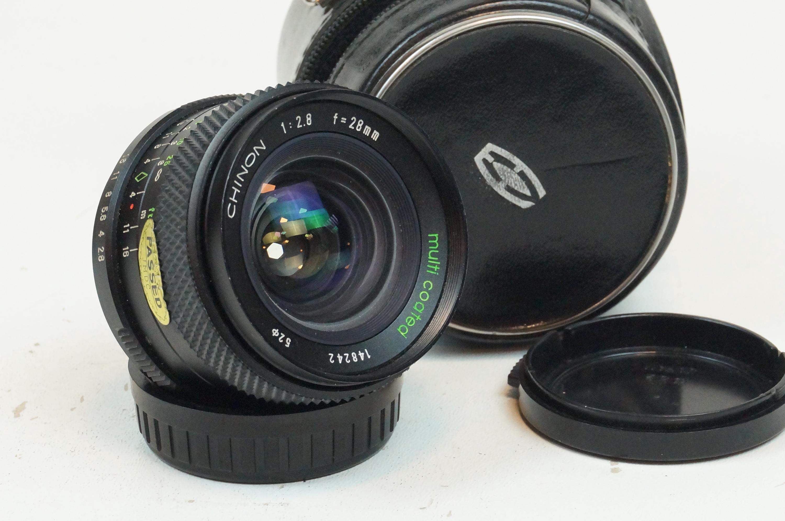 Buy Chinon 28mm Wide Angle Lens Pentax PK Bayonet Online in