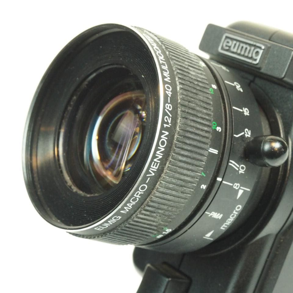 8ミリカメラ EUMIG sound125xl 広角アタッチメント付き　動作確認 8ミリカメラ EUMIG sound125xl 広角アタッチメント付き 動作確認 EUMIG