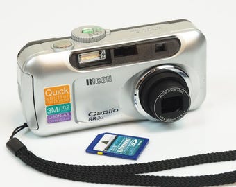 RARE Boxed Ricoh Gr1v Date: Black 35mm Film Camera - Tested - Etsy