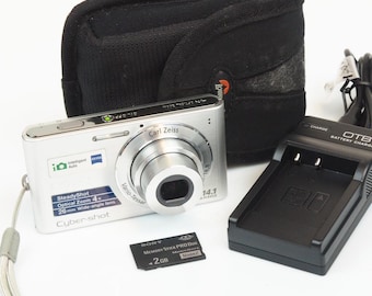 Vintage Sony Cyber-shot DSC-W320 Digital Camera, 14.1 MP, With