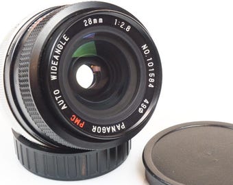 OBJECTIF AUTO MAKINON 28mm 2.8 MONTURE NIKON AIS WIDE ANGLE MULI COATED