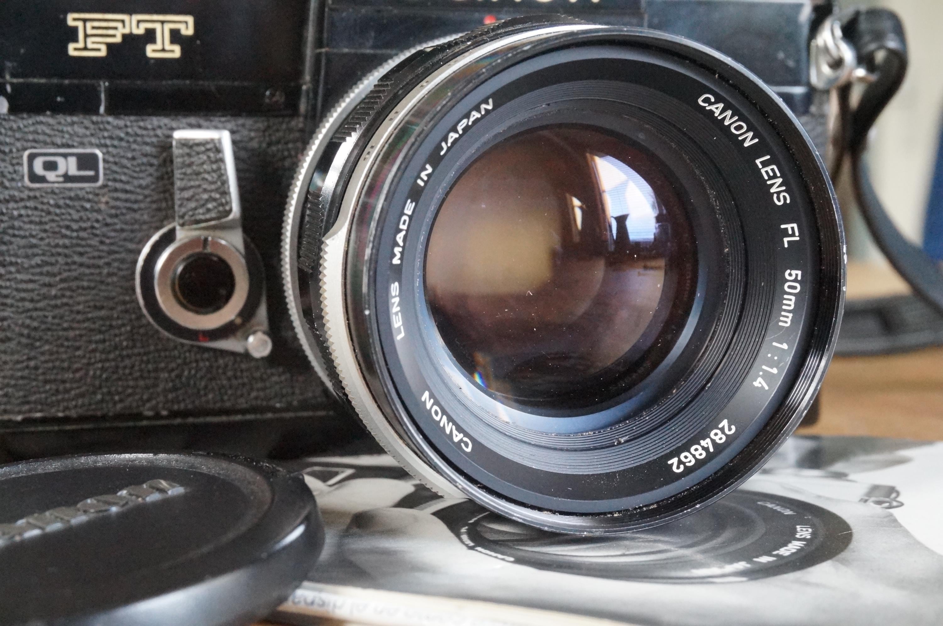 レンズ(単焦点) Canon FTb QL + Canon FL 50mm f/1.4 Canon FTb ql カメラと FL f/1.4 50 mm が動作します。 - Etsy 日本