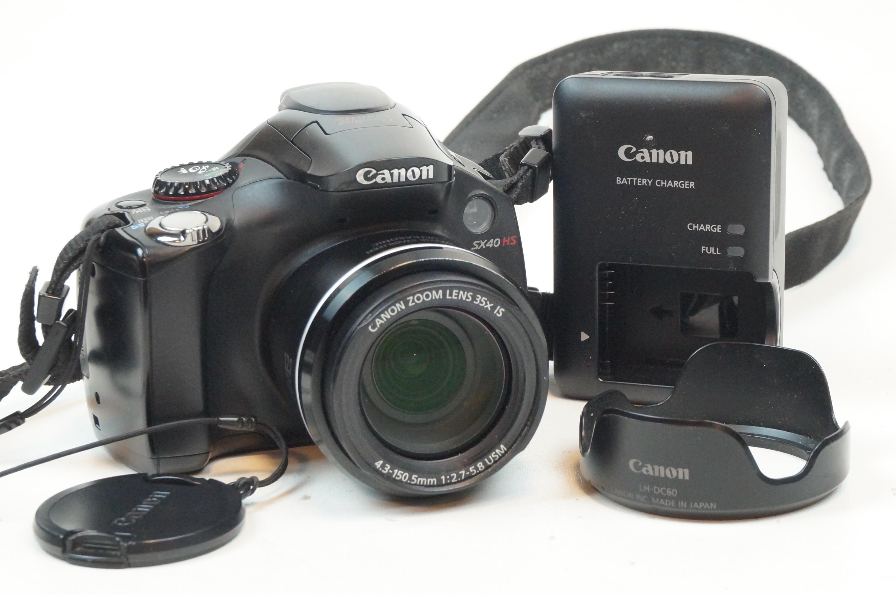 Canon Powershot SX40 HS – 35x Zoom – Full HD – Complete Set With 