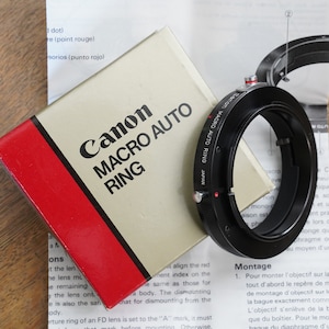 Canon Macro accessories, FL25, macrophoto coupler FL, double shutter realease!