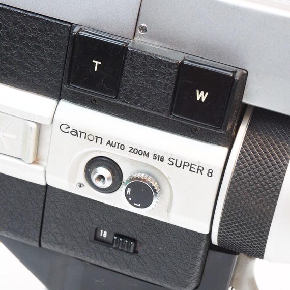 Canon 518 Auto Zoom Super 8 Film Camera – Vintage 1960s Movie