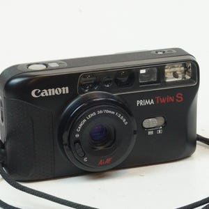 Canon Sure Shot Telemax / Prima Twin S / Dual Lens Point & Shoot – Tested - Working – Vintage Autofocus Compact