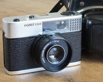 Vintage 1950 Kodak Pony 135 B Camera With Strap & Leather Field