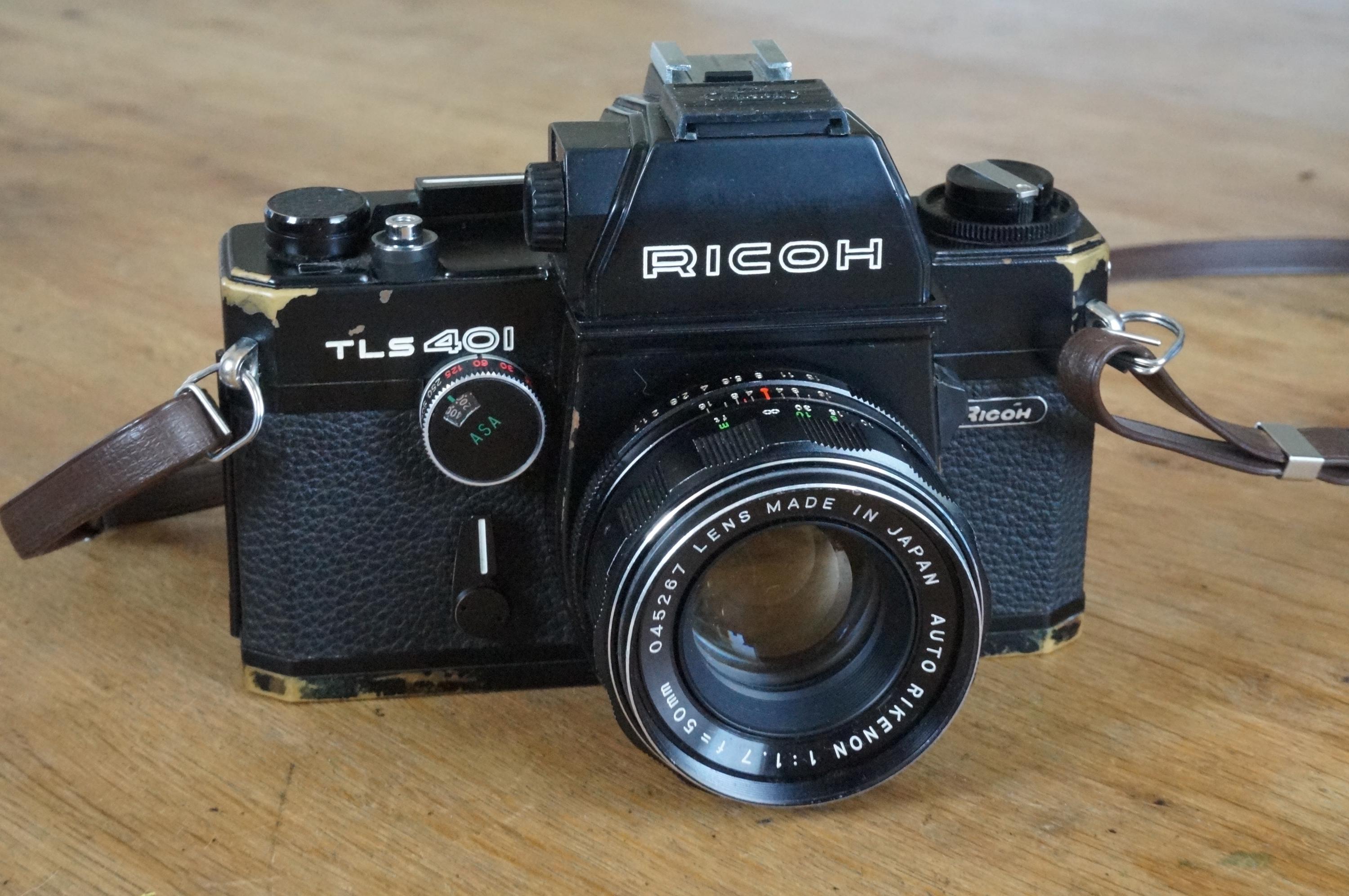 RICOH TLS 401 50/1.7付き Ricoh TLS 401 With Rikenon 50mm F/1.7 Lens, Vintage Slr for 35mm