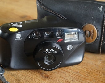 Minolta Riva Zoom Pico, point and shoot for 35mm film!