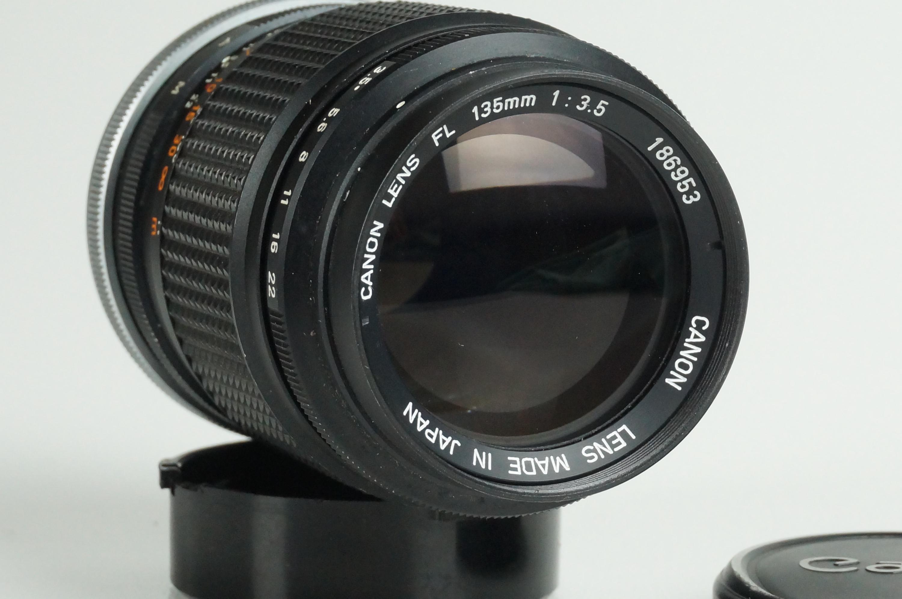 Canon FL 135 mm f/3.5。クラシックなポートレートレンズ - Etsy 日本
