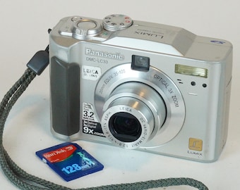 Panasonic Lumix DMC-LC33 vintage digitalkamera, Leica-objektiv!