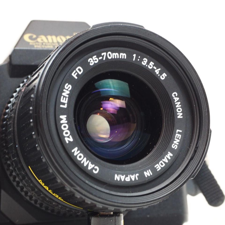 Canon T80 – Historic 1985 Autofocus SLR – Canon FD 35-70mm Zoom
