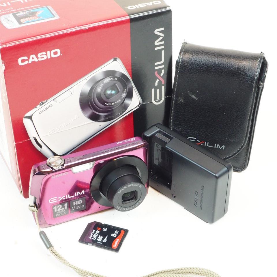 CASIO カシオ exilim EX-Z330 パープル ピンク デジカメ カシオ エクシリム EX-Z330 デジカメ、コンプリートスタートセット