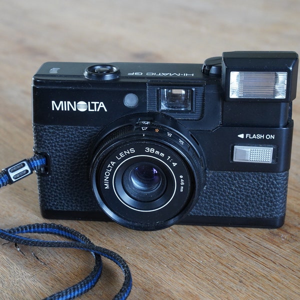 Minolta Hi-Matic GF, classic viewfinder camera for 35mm film