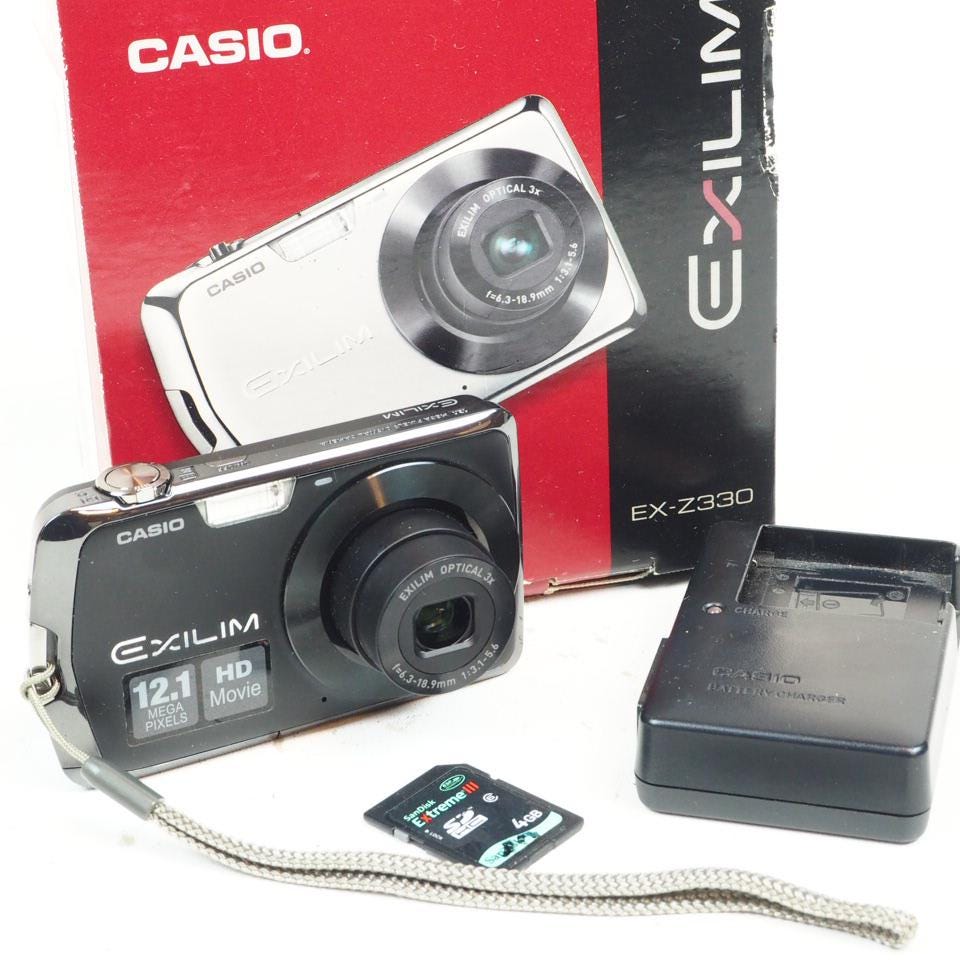 Casio (良品） EX-Z330 EXILIM CASIO Exilim Canada Etsy - Set! Start Complete Digicam, EX-Z330 デジタルカメラ