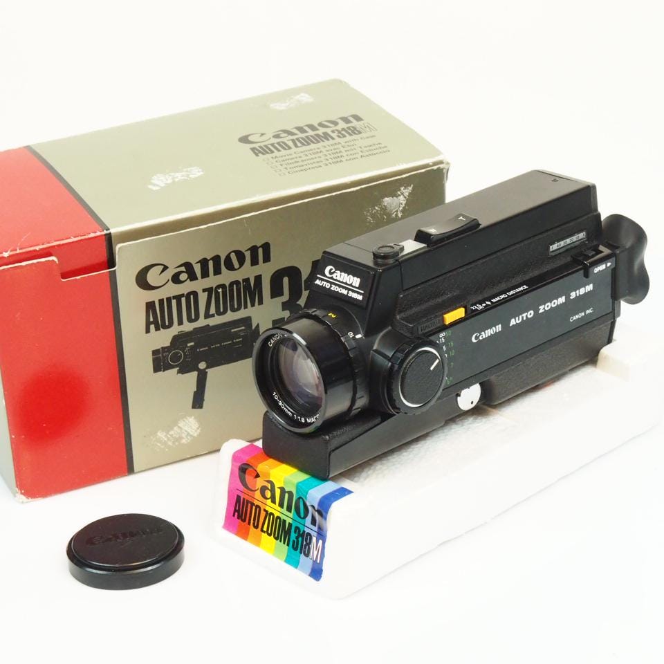 【希少】Canon ZOOM 318 Canon Zoom 318 84C Super 8 Movie Camera with Original Case