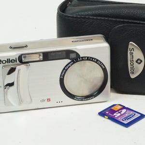 Rollei DR5 - デジタル レトロ カメラ - 完全にテスト済み、動作可能 - SD カード付属!