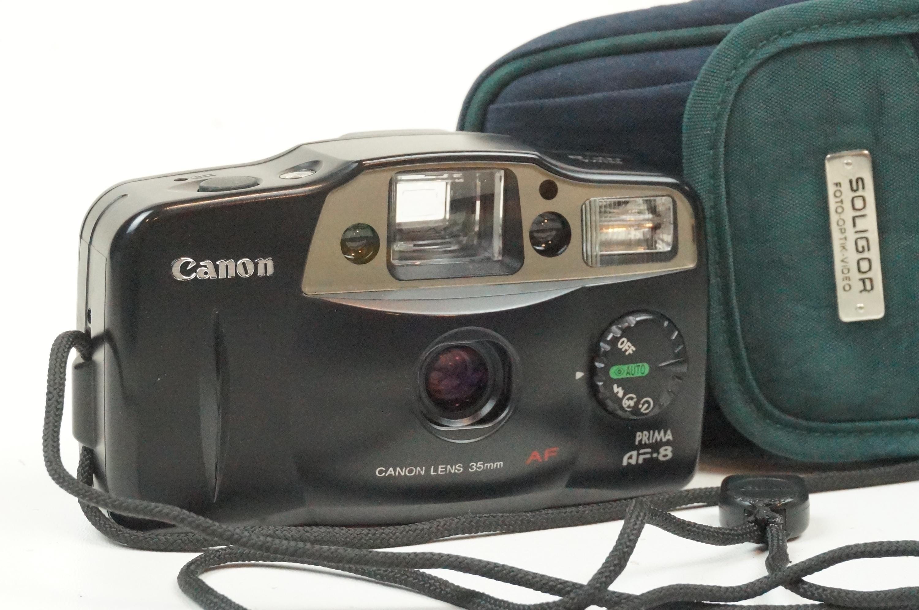 Appareil Photo CANONPRIMA JUNIOR HI - Pour Pièces Ou Réparation - 35 Mm, Orange, Marque Olympus